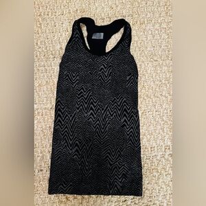Athleta tank with built in bra, Black, Size Small